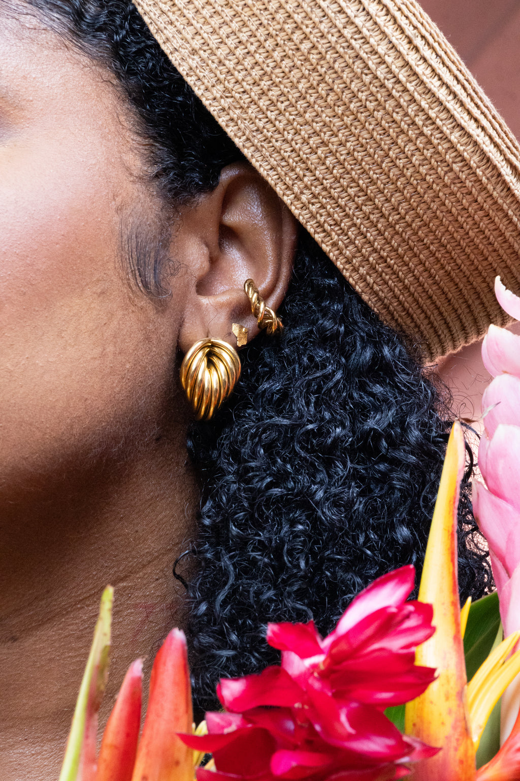 Boucles d’oreilles Anthurium